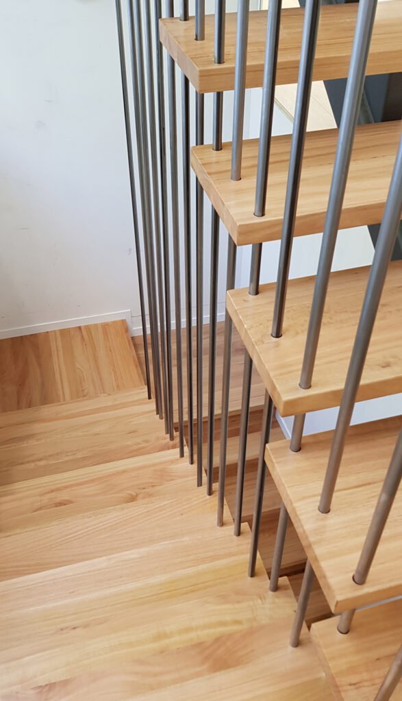 Diseño de escaleras con varillas