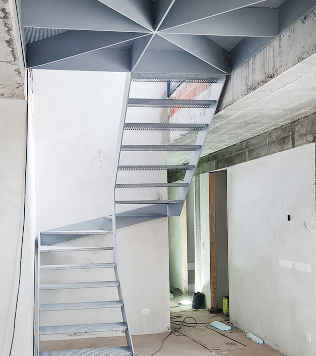 escaleras metalicas para vivienda